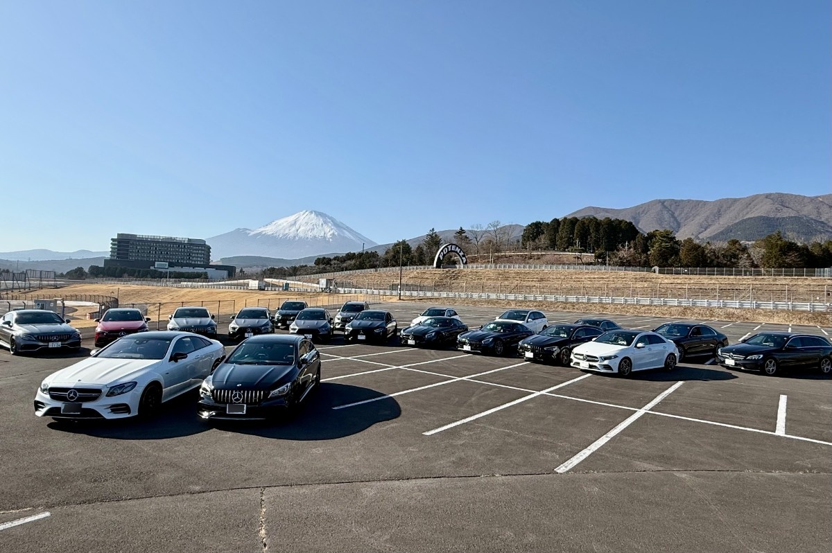 AMG cars at Fuji Speedway
